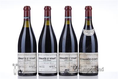 ASSORTIMENT DRC 1993 (1RC+3LT+2RI+3RSV+1GE+2E) - Domaine de la Romanee Conti - 12 Bottles - Owc 12