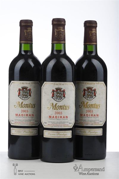 MONTUS CUVEE PRESTIGE 2003 - Mc - 3 Bottles