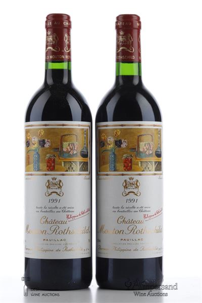 MOUTON ROTHSCHILD 1991 - 2 Bottles