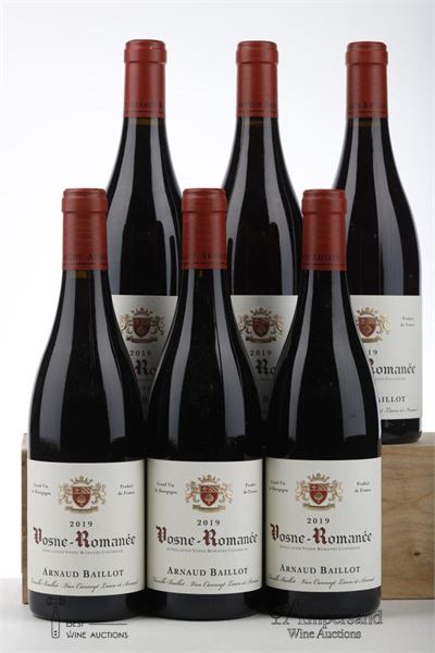 VOSNE ROMANEE 2019 - Arnaud Baillot - 6 Bottles