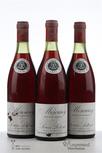 MERCUREY 1976 - Louis Latour - 3 Bottles
