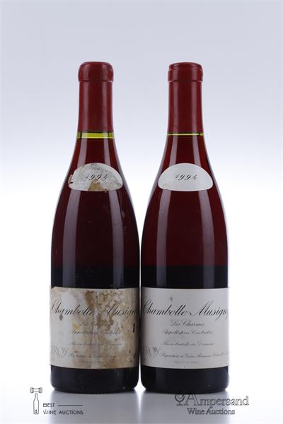 CHAMBOLLE MUSIGNY LES CHARMES 1994 - Leroy - 2 Bottles