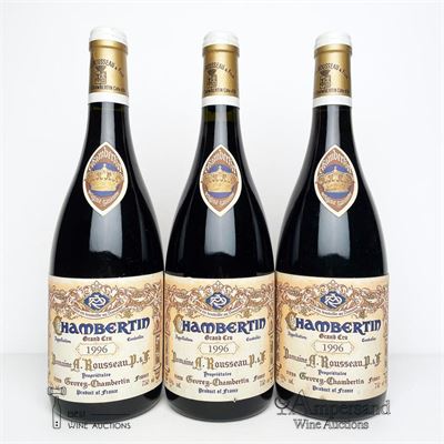 CHAMBERTIN 1996 - Armand Rousseau - 3 Bottles