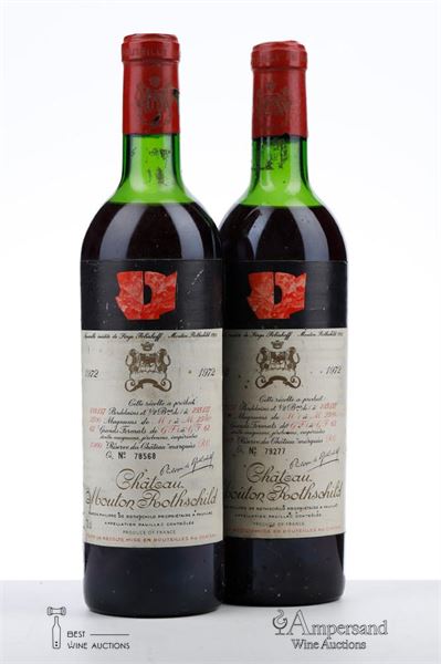 MOUTON ROTHSCHILD 1972  - 2 Bottles