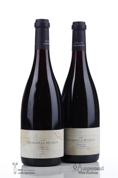 CHAMBOLLE MUSIGNY LES CHARMES 2002 - Amiot Servelle - 2 Bottles