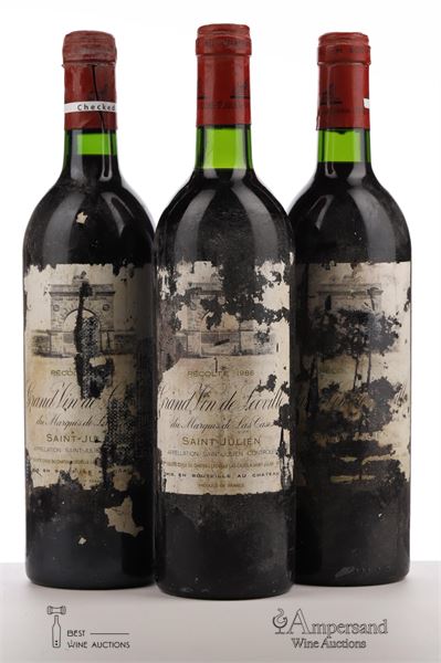 LEOVILLE LAS CASES 1986 -  3 Bottles