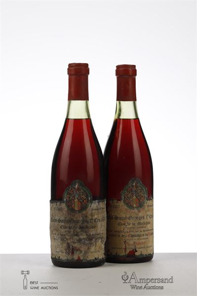 NUITS ST GEORGES CLOS DE LA MARECHALE 1971 - Faiveley - 2 Bottles