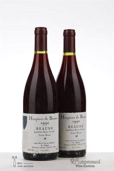 HOSPICES DE BEAUNE BEAUNE CUVEE BRUNET 1990 - G. Prieur - 2 Bottles