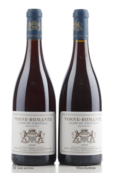 VOSNE ROMANEE CLOS DU CHATEAU 2006 - Comte Liger Belair - 2 Bottles