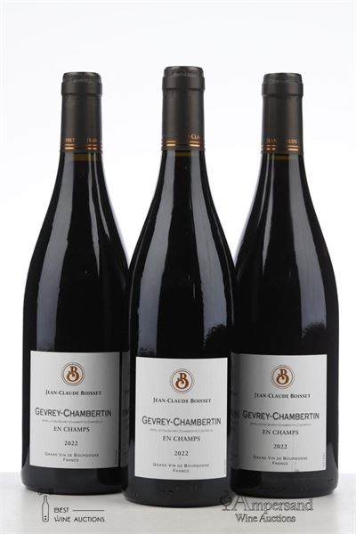GEVREY CHAMBERTIN EN CHAMPS 2022 - Jean Claude Boisset - 3 Bottles