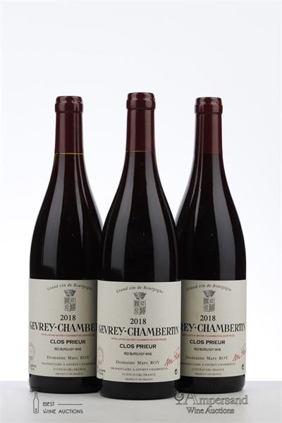 GEVREY CHAMBERTIN CLOS PRIEUR 2018 - Marc Roy - 3 Bottles