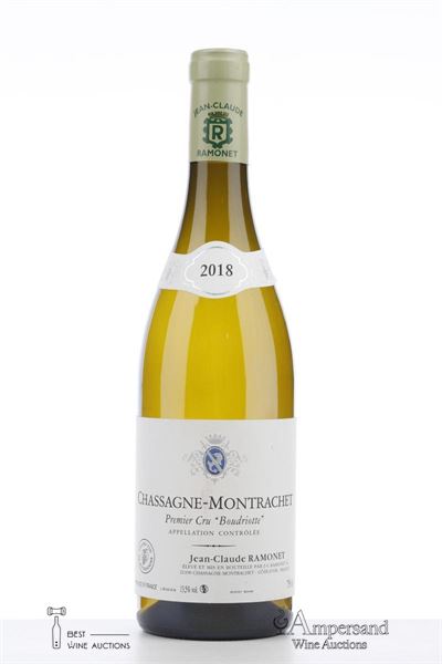 CHASSAGNE MONTRACHET BLANC BOUDRIOTTE 2018 - Ramonet - 1 Bottle