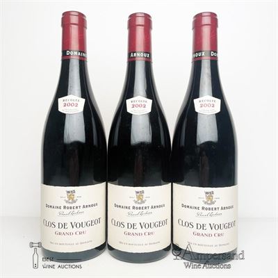 CLOS VOUGEOT 2002 - Arnoux Lachaux - 3 Bottles