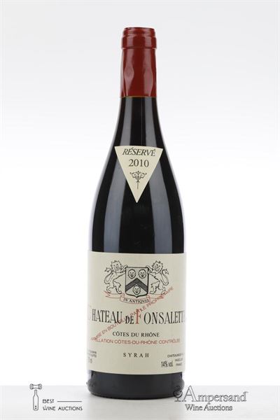 CHATEAU DE FONSALETTE SYRAH 2010 - Reynaud - 1 Bottle