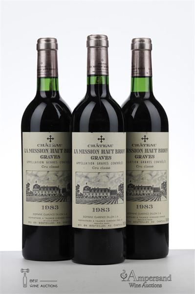 MISSION HAUT BRION 1983 - Mc - 3 Bottles