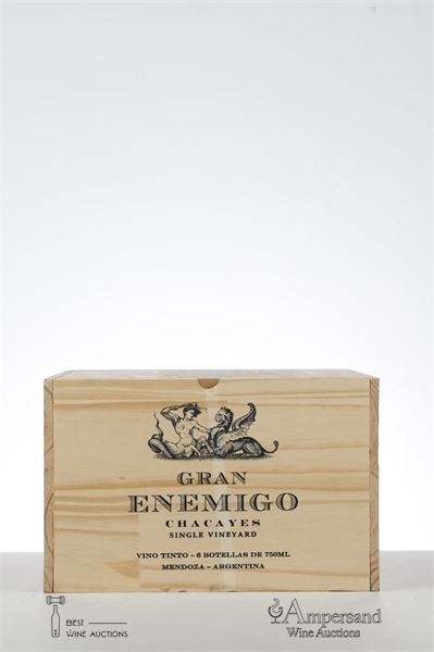 GRAN ENEMIGO CHACAYES SINGLE VINEYARD CABERNET FRANC 2016 - Bodega Aleanna - 6 Bottles - Owc 6