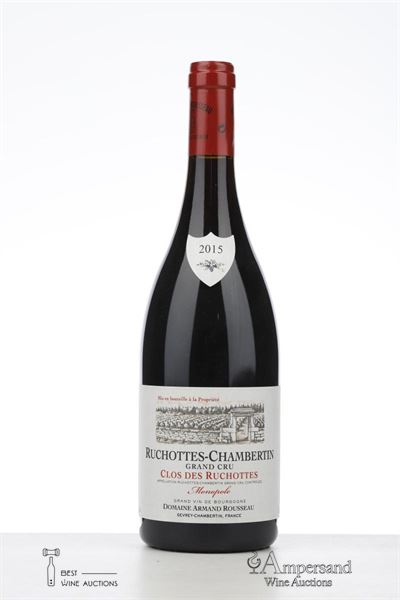 RUCHOTTES CHAMBERTIN CLOS DES RUCHOTTES 2015 - Armand Rousseau - 1 Bottle