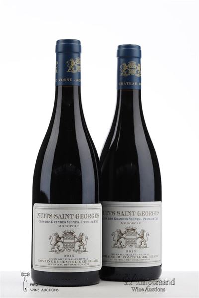 NUITS ST GEORGES CLOS DES GRANDES VIGNES 2015 - Comte Liger Belair - 2 Bottles
