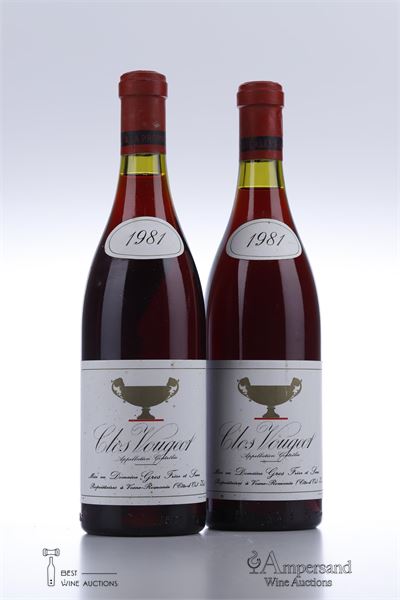 CLOS VOUGEOT 1981 - Gros F&S - 2 Bottles