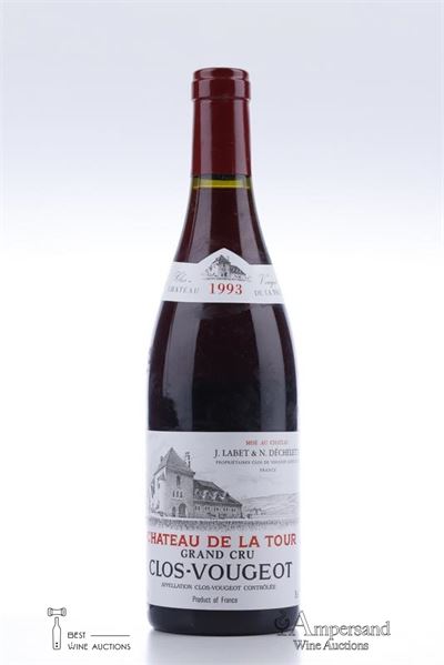 CLOS VOUGEOT 1993 - Chateau de la Tour - 1 Bottle