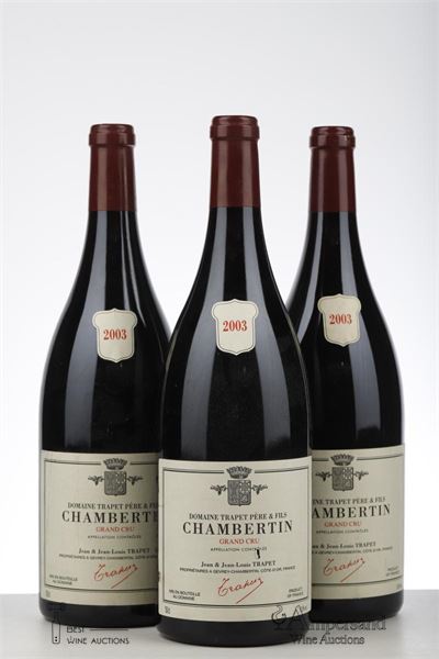 CHAMBERTIN 2003 - Domaine Trapet - 3 Magnums