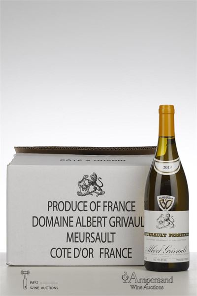 MEURSAULT PERRIERES 2019 - Albert Grivault - 6 Bottles - Oc 6