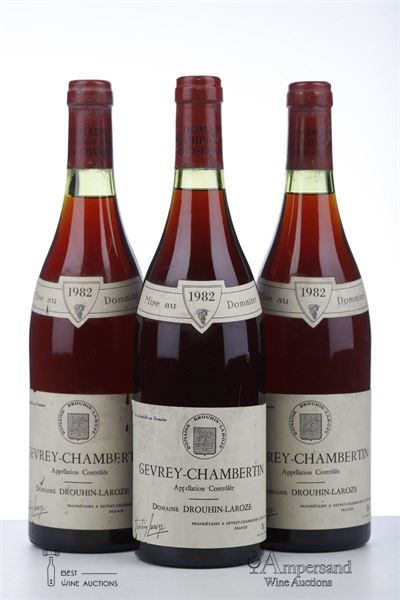 GEVREY CHAMBERTIN 1982 - Drouhin Laroze - 3 Bottles