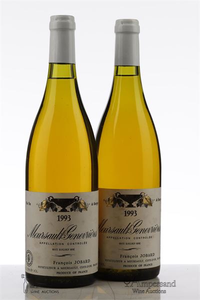 MEURSAULT GENEVRIERES 1993 - Francois Jobard - 2 Bottles