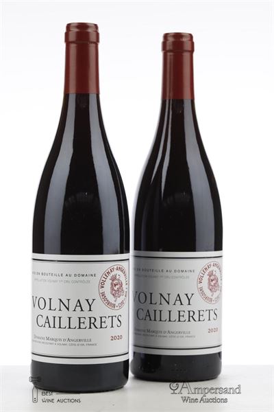 VOLNAY CAILLERETS 2020 - Marquis d'Angerville - 2 Bottles