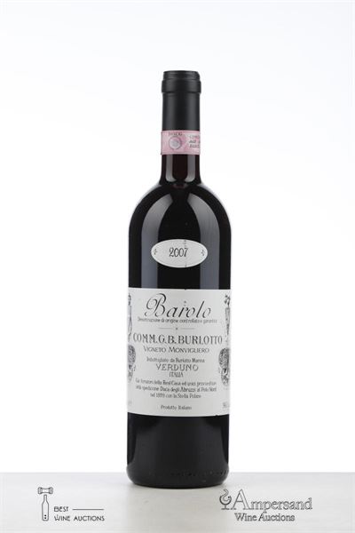 BAROLO MONVIGLIERO 2007 - Comm GB Burlotto - 1 Bottle