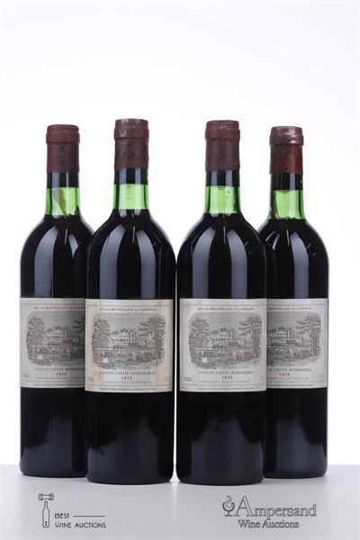 LAFITE ROTHSCHILD 1975 - Mc - 4 Bottles