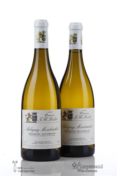 PULIGNY MONTRACHET LES COMBETTES 2002 - Jean Marc Boillot - 2 Bottles