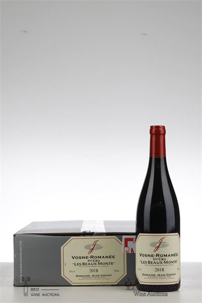 VOSNE ROMANEE LES BEAUX MONTS 2018 - Jean Grivot - 6 Bottles - Oc 6