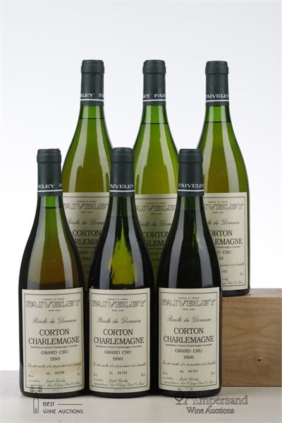 CORTON CHARLEMAGNE 1990 - Faiveley - 6 Bottles - Owc 6