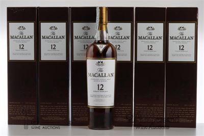 MACALLAN 12 Y - Japanese Backlabel - Alc 40% - 6 Bottles - Oc 1