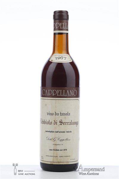 NEBBIOLO DI SERRALUNGA 1977 - Cappellano - 1 Bottle