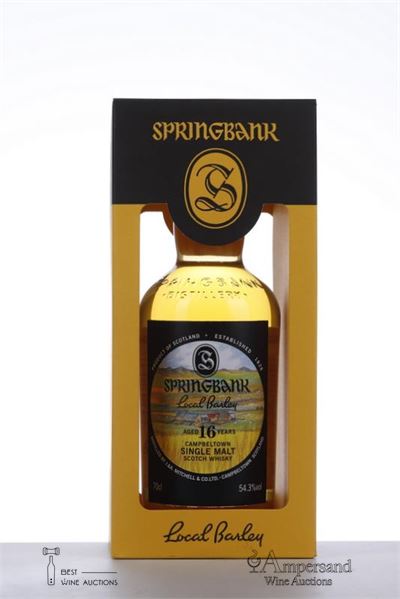 SPRINGBANK 16 Y LOCAL BARELY 1999 - J & A Mitchell & Co Ltd. - 54.3% - Bottled January 2016 - One of 9000 bottles - 1 Bottle - Oc 1