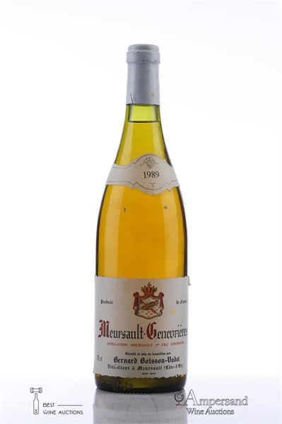 MEURSAULT GENEVRIERES 1989 - Bernard Boisson Vadot - 1 Bottle