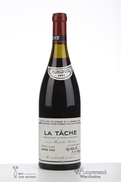LA TACHE 1992 - Domaine de la Romanee Conti - 1 Bottle