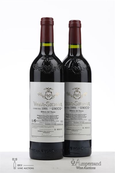 VEGA SICILIA UNICO 1991 - Vega Sicilia - 2 Bottles