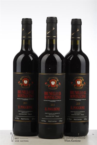 BRUNELLO DI MONTALCINO IL POGGIONE 2013 - Franceschi - 3 Bottles