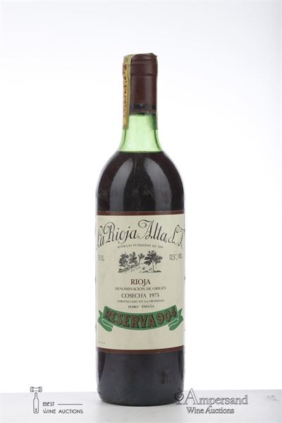 LA RIOJA ALTA RESERVA 904 1975 - La Rioja Alta - 1 Bottle