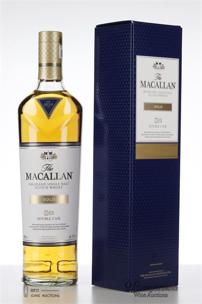 MACALLAN GOLD NV - Macallan - Double Cask - Sherry Seasoned European & American Oak Casks - 40% - 1 Bottle - Oc 1
