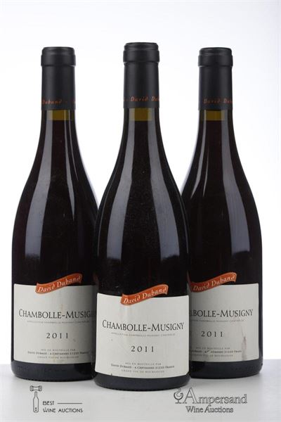 CHAMBOLLE MUSIGNY 2011 - David Duband - 3 Bottles