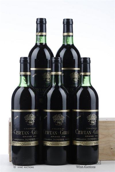 CERTAN GIRAUD 1975 - Mc - 5 Bottles