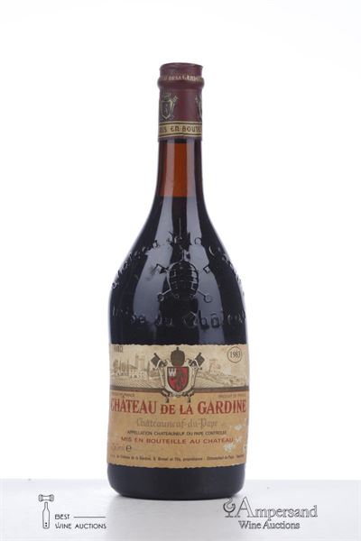 CHATEAUNEUF DU PAPE LA GARDINE 1983 - Chateau de la Gardine - 1 Bottle