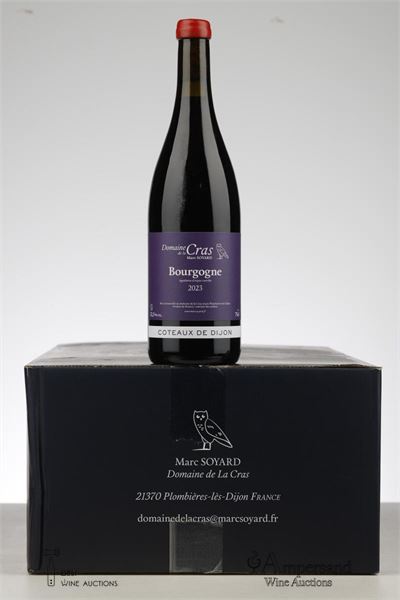 BOURGOGNE ROUGE COTEAUX DE DIJON 2023 - Domaine de la Cras / Soyard Marc - 12 Bottles - Oc 12