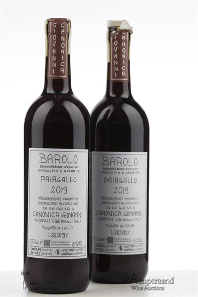 BAROLO PAIAGALLO 2019 - Canonica - 2 Bottles