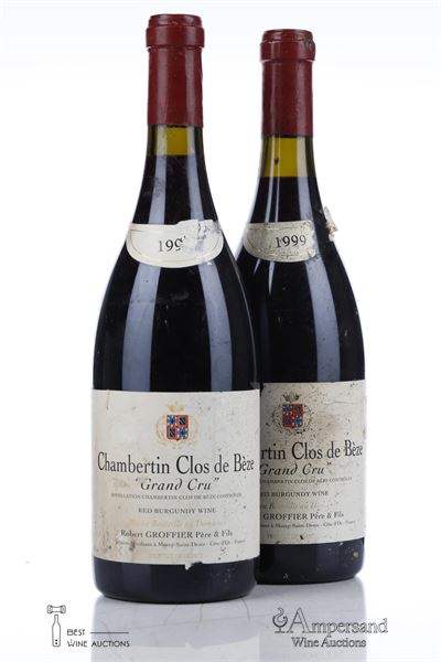 CHAMBERTIN CLOS DE BEZE 1999 - Robert Groffier - 2 Bottles