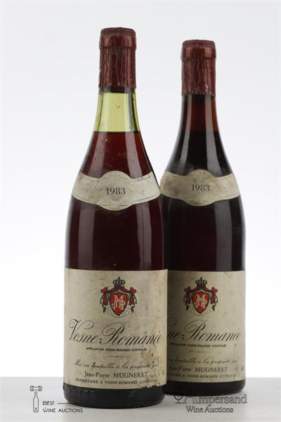 VOSNE ROMANEE 1983 - Jean Pierre Mugneret - 2 Bottles